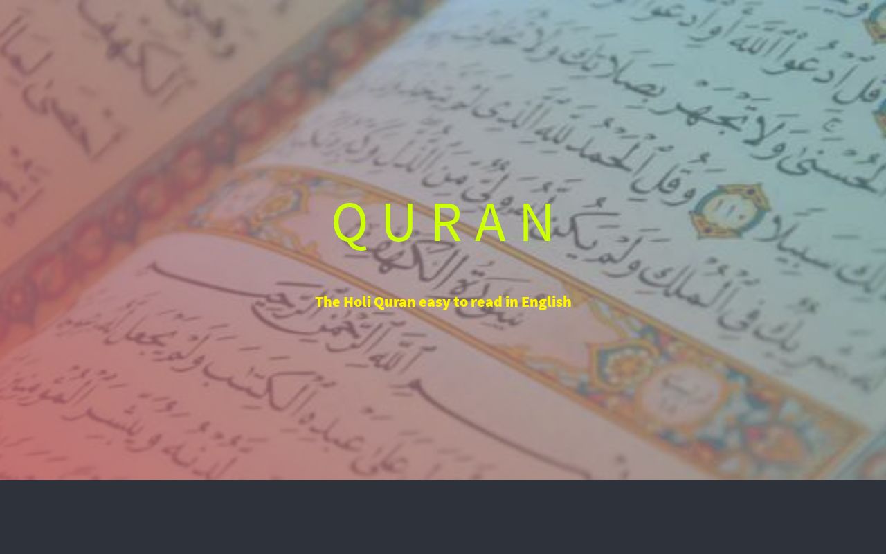 Carrd profile picture for @quran